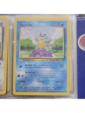 Pokemon Squirtle Card